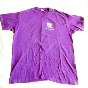 Vintage Car Craft Magazine T Shirt 1994 Summer Cruise Sedalia Missouri Purple